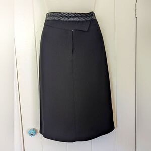 Joseph Ribkoff Skirt 8 Preppy Dark Romantic Dark Academia Minimalist Old Money